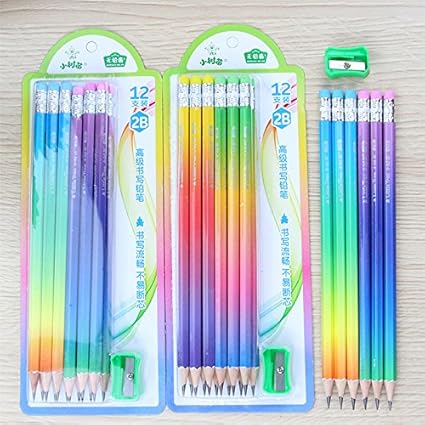 Kentop Pencil Crayon Bois Crayon à Papier Crayons Kids De