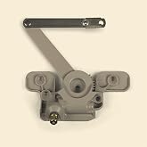 Non-Handed Casement Window Split Arm Operator Compatible with Andersen E-Z Casement OEM Part #1361484 (1995 - Present), Universal 1/4" Thin Base Window Crank Replacement