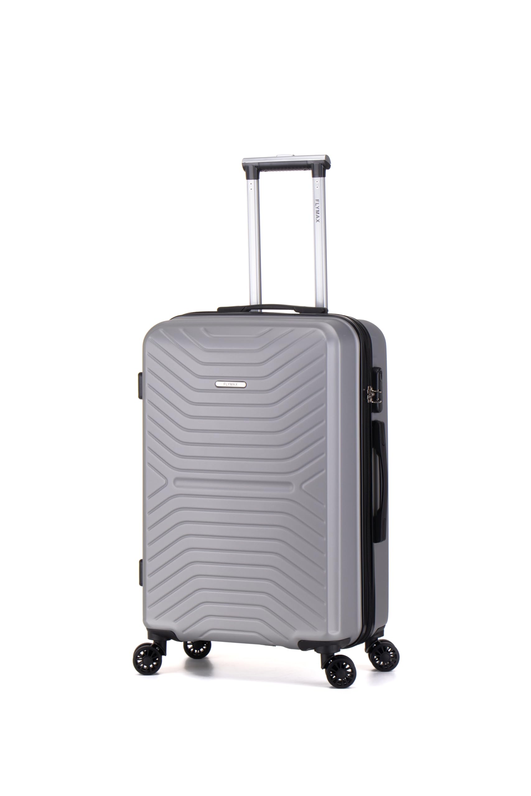 FLYMAX 24" Medium Suitcase 4 Wheel Light...