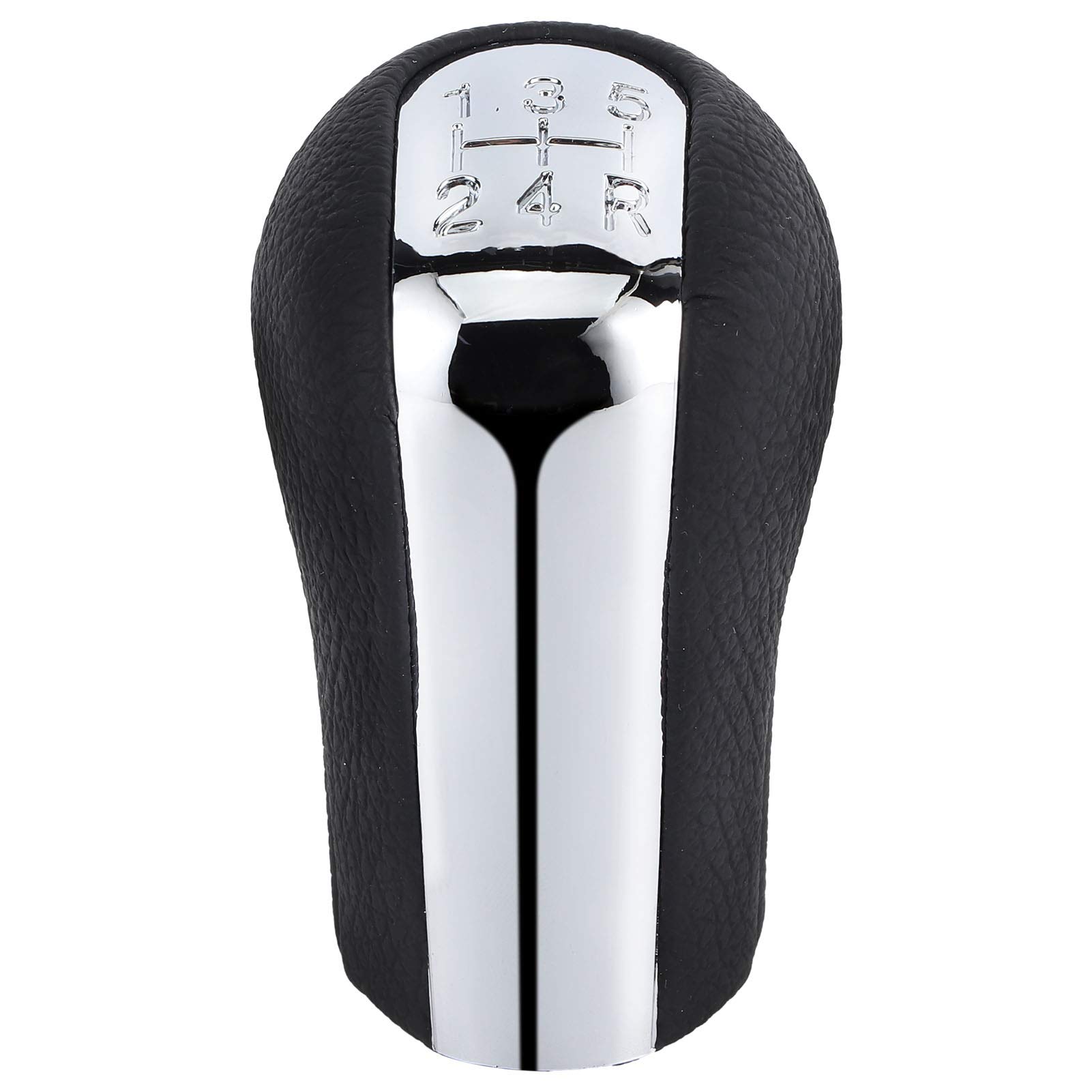 Qiilu 5 Speed Car Gear Stick Shift Knob Head