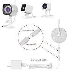 Uogw 2Pack 13.1ft/4m Micro USB Extension Cable