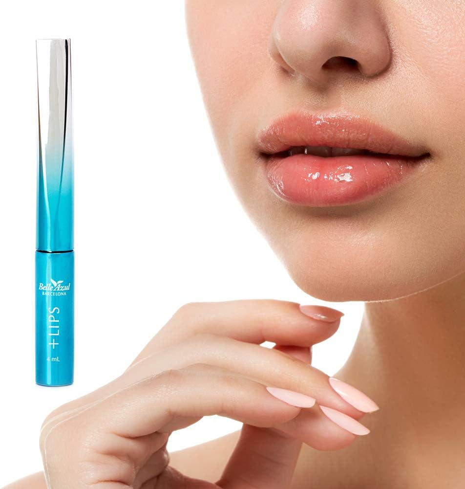 Belle Azul Lip Gloss, Volumizing Lip Enhancer that really works, Keeps the lips from Cracking, Glossy Transparent - Image 4