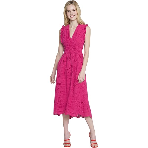 Maggy London Women's Cap Sleeve Collar Dress with Wide Waistband and Front  Placket Maize Yellow at Amazon Women's Clothing store
