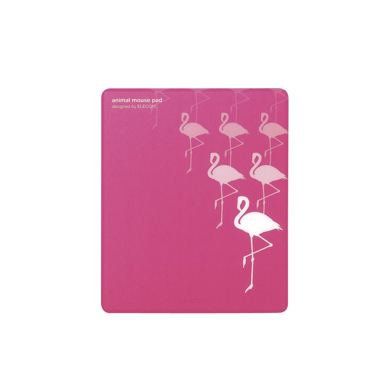 ELECOM Animal Mouse Pad/Non Slip/Stylish Design/Cute Flamingo MP-111C