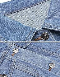 Chainscroll Denim Jean Vest for Women Classic