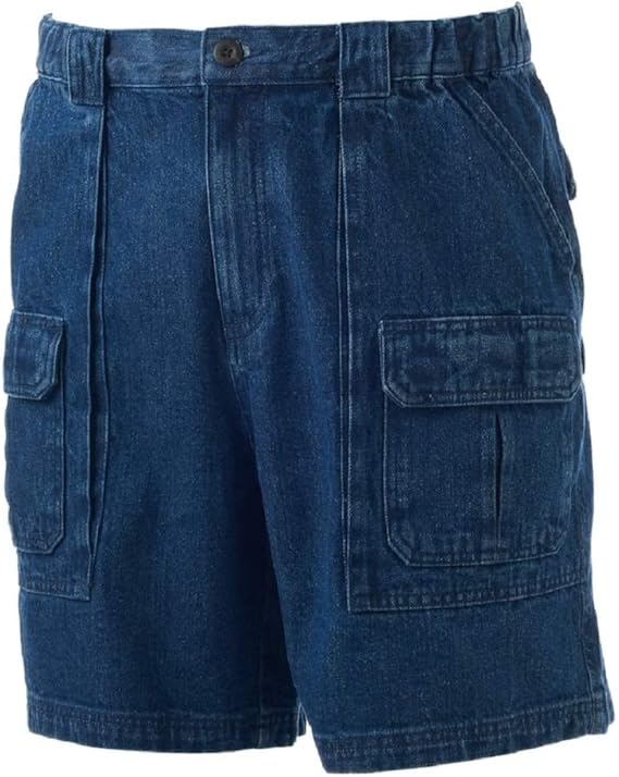 Croft & Barrow Men's ClassicFit Denim SideElastic Cargo Shorts