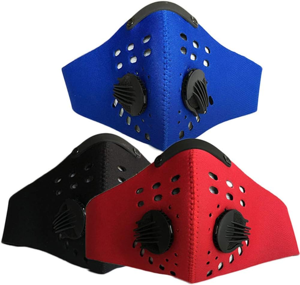 5 Layer Carbon Filter Face Mask Anti Pollution Dust Mask Smoke Air Purifying Multi Layer with Filtered Activated Carbon Respirator