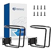 2 Pcs Wall Mounted Cup Holder for Boat Marine Yacht Truck RV Apartment Courtyard Black