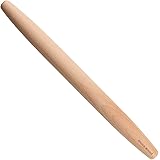 Muso Wood Wooden French Rolling Pin for Baking, Beech Wood Tapered Rolling Pin for Fondant Pie Crust Cookie Pastry(French 15.