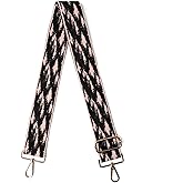 KEDZIE Embroidered Interchangeable Bag Straps Adjustable Length 55” Handbag Purse 2-inch Wide Guitar Style Crossbody Strap