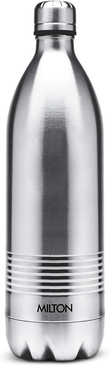 Milton Thermosteel Duo Deluxe Stainless Steel Water Bottle (Steelplain, 1000ML)