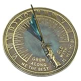 Rome RM2345 Brass Father Time Sundial with