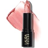 LAURA GELLER NEW YORK Italian Marble Sheer Lipstick - Berry Vanilla - Hydrating & Lightweight - Vitamin E & Caster Seed Oil - Cream Finish