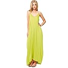 Pink Ice Women's Trendy Harem Cut Maxi Dress w Pockets