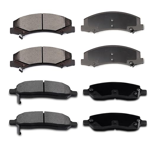 ECCPP D1159-8269 D1172-8283 Front & Rear Ceramic Disc Brake Pad Set Fit For Buick Lucerne 2006-2011,For Cadillac DTS 2006-2011
