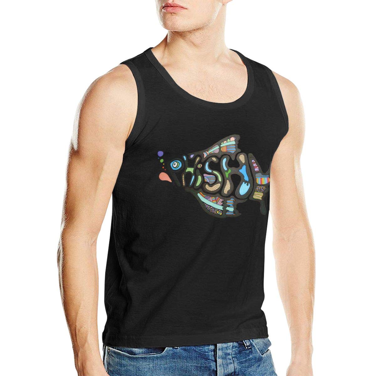 Tammy W Nash Phish Muscle Gym Workout Tank Tops Bodybuilding Ness T-shirts Black