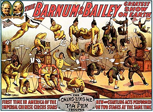 The Ching Ling and Tia Pen Chinese Troupes Poster (18 x 24)