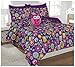 Fancy Linen Girls Comforter Set Owls Flowers Purple Teal Yellow Lavender New # Owl Purple (Twin Comforter)
