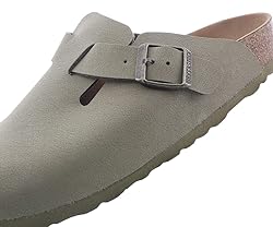 Birkenstock Boston Unisex Sandals Size 5, Color: Iron