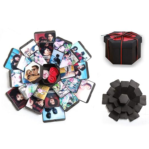 Album Explosion Boxdiy Scrapbook Photo Album 2019 Nueva Caja De Explosión Creativa Foto Diy Accesorios Kit Para Cumpleaños San Valentín Regalo