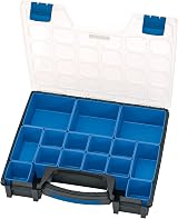Draper 25922 15 Compartment Organiser Box Blue Storage Case Tools Parts view 2