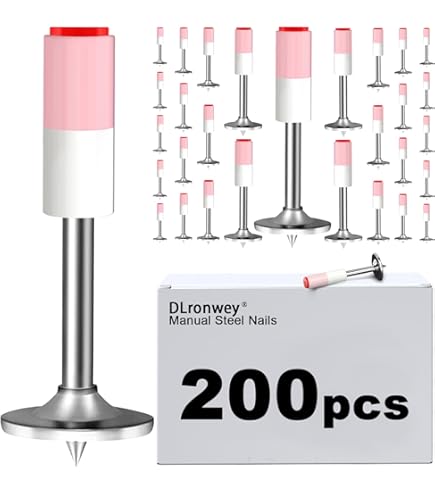 Manual Nail Gun Nails 800-Pack Concrete Nail Kit - 7.3mm Steel Bolts - View #2