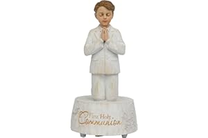 Grace4Joy First Holy Communion Music Box Figurines (White)