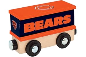 MasterPieces NFL Real Wood Toy Train Boxcar, 6.5" x 5.5" x 2