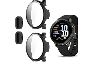 2 Pack for Garmin Venu 4 41mm Smartwatch Screen Protector Case, Full Coverage HD Ultra-thin Scratch Resistant Case, Charge Du