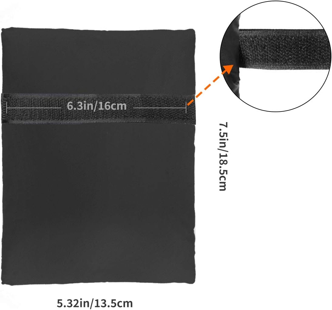 NASUM Faucet Cover for Winter, Outdoor Faucet Covers 600D Heavy Duty Nylon Oxford Cloth, 7.5" L x 5.3" W Faucet Socks Freeze Protection, Outside Faucet Covers for Cold Weather 2 Pack (Black) : Garden & Outdoor