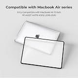 BlueSwan Case for MacBook Air 13.3 M1 A2337 A2179 A1932 Frosted Clear view 8
