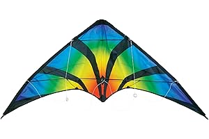 in The Breeze 48-inch Stunt Kite, Dual Line, Framed Kites for Beginner to Intermediate Sport Kite Flyers