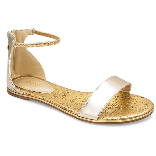 gold flat shoes uk