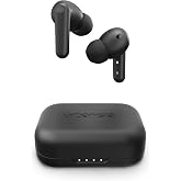 Urbanista True Wireless Earbuds Headphones with Active Noise Cancelling, 25 Hours Playtime, Touch Controls &amp; 6 Microphones for Clear Calling, Bluetooth 5.0 Earphones, London, Black