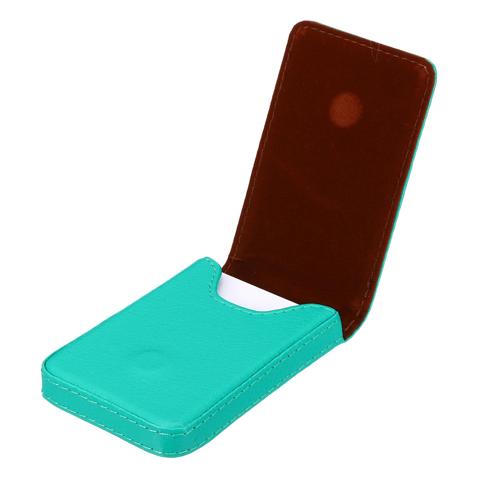 PATIKIL Business Card Holder, PU Leather Business Card Pocket Slim Name Card Wallet with Magnetic Shut for Office Credit Card ID Organization, Green