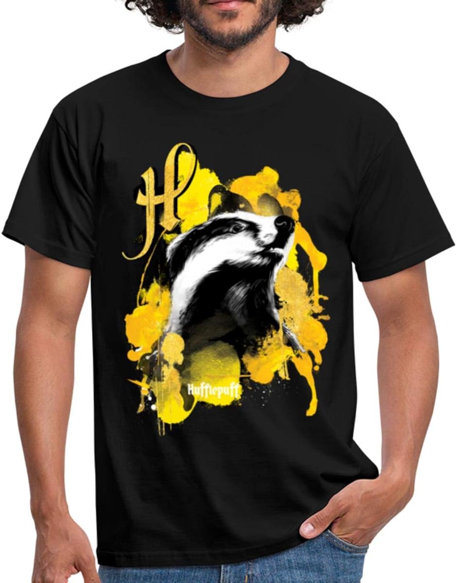 Spreadshirt Harry Potter Blaireau Poufsouffle TShirt Homme Amazon.fr