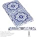 iPhone 6 Case, iPhone 6s Case,VIVIBIN Cute Blue Morocco Pattern for Women Girls Clear Bumper Best Protective Soft Silicone Rubber Glossy TPU Cover Slim Fit Best Phone Case for iPhone 6/iPhone 6s
