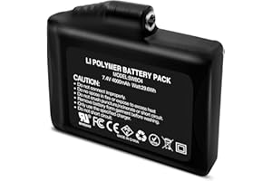 J JINPEI Rechargeable 7.4V 4000mAh Li-ion Batteries, Rechargeable Batteries for Heated Underwear, Heated Sweatershirt (1pcs Included)