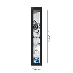 ArtToFrames 4x29 Inch Black Picture Frame, This