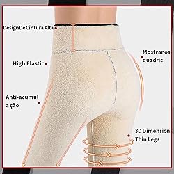 2Pcs Warm Leggings for Women Winter, Sherpa