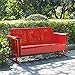 Crosley Furniture Bates Sofa Glider - Red