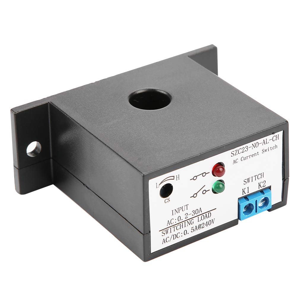 Current Sensing Relay,Current Sensing Switch,SZC23-NO-AL-CH AC Normally Open current operated switch,Adjustable AC 0.2-30A