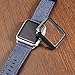 Apple Watch Case, GMYLE Ultra Lightweight Thin Clear PC Full Coverage Plated Bezel Case for Apple Watch 42mm - Metallic Black