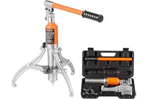 VEVOR Hydraulic Gear Puller, 5 Ton Max Capacity Wheel Bearing Pulling Separator, 2 or 3 Jaws Puller, Vertically and Horizontally, 8" Jaw Hydraulic Puller with Case for Pulling Hubs