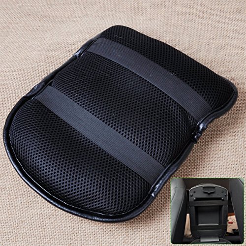 GAMPRO Luxury PU Soft Leather Car Center Console Cushion(11x 8.6 inches) Vehicle Seat Cushions Armrest Pillow Pad for Car Motor Auto Vehicle, Raises Your Center Console.(Black) - Thumbnail 5