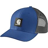 Carhartt Mens Rugged Flex Twill Mesh-Back Logo Patch Cap