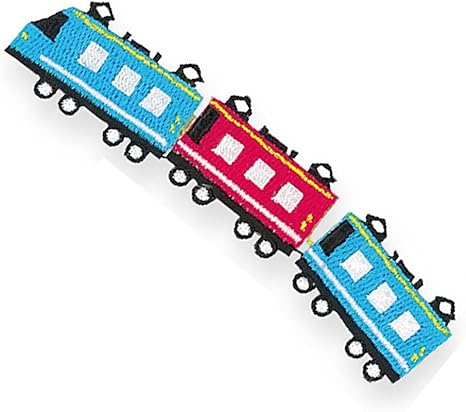 Amazon Kiyohara お気に入り 連続ワッペン 電車 約幅8 8cm 縦2cm 1枚入り Mow649 ワッペン アップリケ 通販