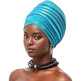 Nigerian Turban African Headscarf Auto Gele Headties Party Headdress