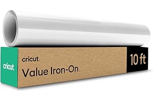 CRICUT Value Iron-on - White - 12 in x 10 ft (1)