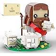 Mocellence Jesus Building Set, The Good Shepherd Little Jesus Figures Toys, Easter for Boys and Girls Ages 6 and Up